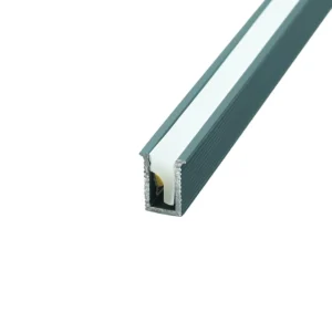 Προφίλ αλουμινίου TINY για ταινίες LED γκρι σώμα/λευκό καπάκι L=3m 7x9mm