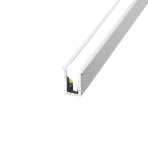 Προφίλ αλουμινίου TINY για ταινίες LED λευκό σώμα/λευκό καπάκι L=3m 7x9mm