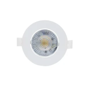 Χωνευτό φωτιστικό LED COB επιλογή 3W/5W/7W στρογγυλό CCT με λευκό σώμα