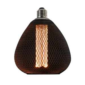 LED λάμπα filament Vintage E27 2.5W 1800K θερμό λευκό με μαύρο σώμα