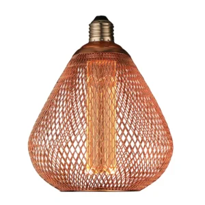 LED λάμπα filament Vintage E27 2.5W 1800K θερμό λευκό με χάλκινο σώμα