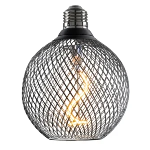 LED λάμπα filament Vintage E27 2.5W 1800K θερμό λευκό με μαύρο σώμα