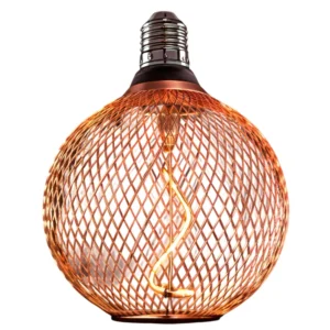 LED λάμπα filament Vintage E27 2.5W 1800K θερμό λευκό με χάλκινο σώμα