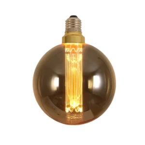 LED λάμπα filament E27 3W 1800K θερμό λευκό amber