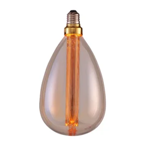 LED λάμπα filament E27 3W 1800K θερμό λευκό amber