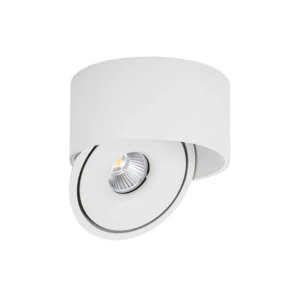 LED ρυθμιζόμενο φωτιστικό spot COB 20W CCT με λευκό σώμα BRIDGELUX
