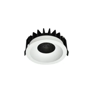 Χωνευτό φωτιστικό LED COB 10W στρογγυλό CCT λευκό σώμα BRIDGELUX
