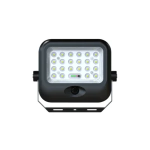 LED ηλιακός προβολέας με χειριστήριο 8W CCT μαύρο σώμα, με ανιχνευτή & χειριστήριο