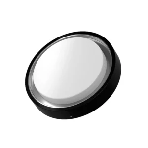 LED πλαφονιέρα 30W στρογγυλή με μαύρο σώμα 3000K IP65