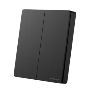 Ασύρματος διακόπτης και δέκτης 220V 433Mhz max 600W διπλός με μαύρο σώμα