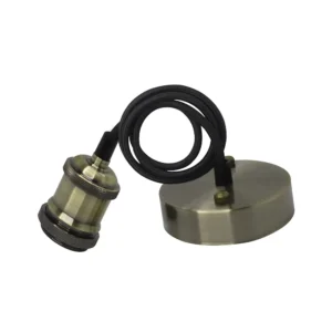 Κρεμαστό Φωτιστικό Οροφής E27 με μπρονζέ σώμα