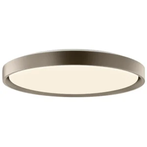 LED πλαφονιέρα 36W στρογγυλή με λευκό/taupe σώμα CCT με διακόπτη