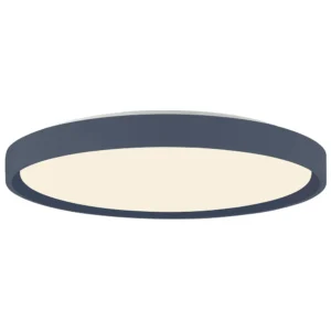 LED πλαφονιέρα 36W στρογγυλή με λευκό/μπλε σώμα CCT με διακόπτη