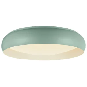 LED πλαφονιέρα 12W στρογγυλή με λευκό/κυανό σώμα CCT με διακόπτη