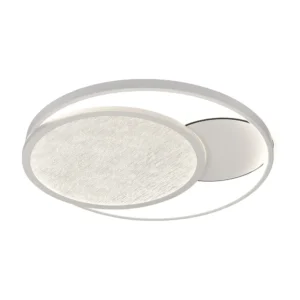 Φωτιστικό οροφής LED 64W CCT με λευκό/γκρι σώμα & χειριστήριο dimmable