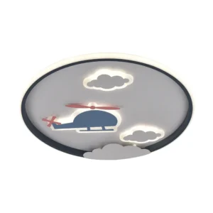 Φωτιστικό οροφής LED 78W CCT με λευκό/μαύρο σώμα & χειριστήριο dimmable