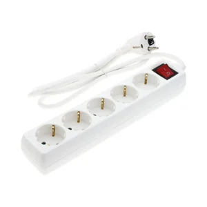 Πολύμπριζο σούκο 5 εξόδων με 1.5 μέτρο καλώδιο διατομής 3G1.0 με διακόπτη