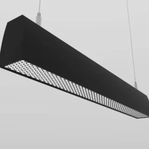 Αρχική - METANOR Φωτισμός 42 LED γραμμικό φωτιστικό κρεμαστό/επιφανειακό 38W μαύρο σώμα 120cm CCT HONEY COMB