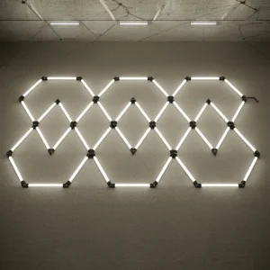 Αρχική - METANOR Φωτισμός 44 Φωτιστικό οροφής LED HEXAGON 428W 6000K με λευκό σώμα