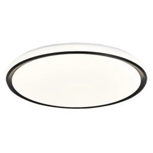 LED πλαφονιέρα 54W στρογγυλή με μαύρο/λευκό σώμα CCT με χειριστήριο dimmable