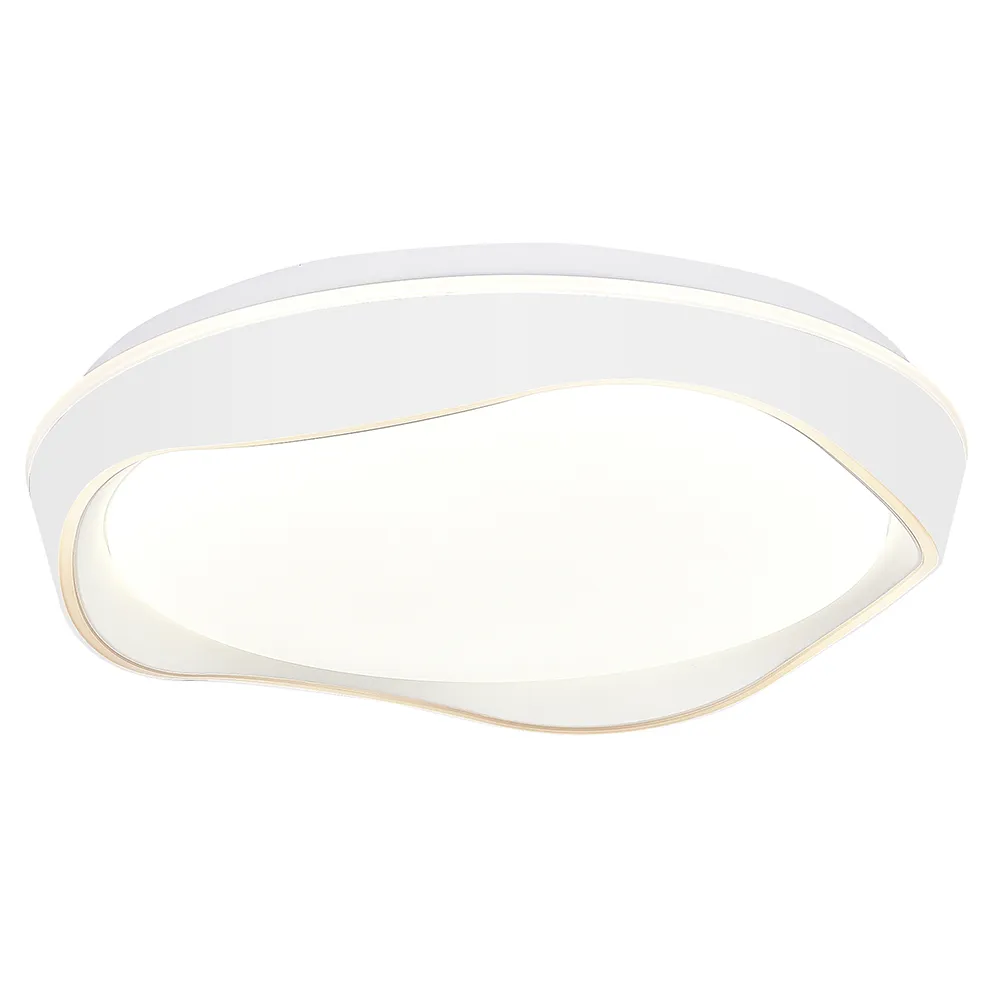 LED πλαφονιέρα 36W στρογγυλή με λευκό σώμα CCT με χειριστήριο dimmable