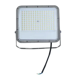 Προβολέας LED SMD με LUMILEDS chip γκρι σώμα 100W φυσικό λευκό 4000K 1m καλώδιο