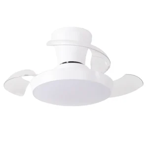 Ανεμιστήρας οροφής 20W CCT με λευκό σώμα και χειριστήριο dimmable