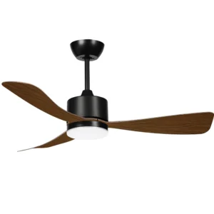 Ανεμιστήρας οροφής 18W CCT με σώμα μαύρο/ξύλο και χειριστήριο