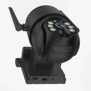 Ηλιακή WiFi κάμερα 4MP με SD-Slot μαύρη