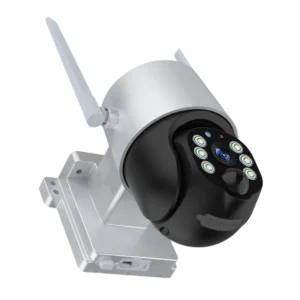 Ηλιακή WiFi κάμερα 4MP με SD-Slot λευκή