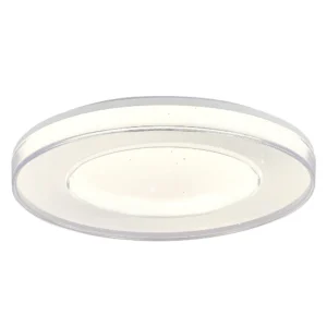 LED πλαφονιέρα 54W στρογγυλή με λευκό σώμα CCT με χειριστήριο dimmable