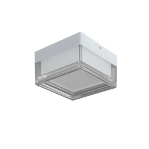 Φωτιστικό οροφής LED 9W CCT με λευκό σώμα τετράγωνο