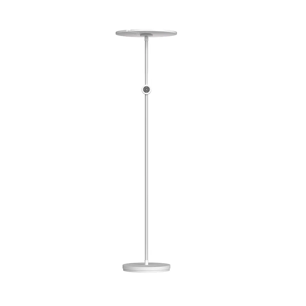 Επιδαπέδιο φωτιστικό LED 40W+8W RGB CCT με χειριστήριο λευκό σώμα