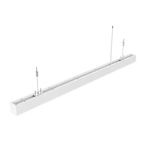 LED γραμμικό φωτιστικό κρεμαστό/επιφανειακό 40W με λευκό σώμα 4000Κ