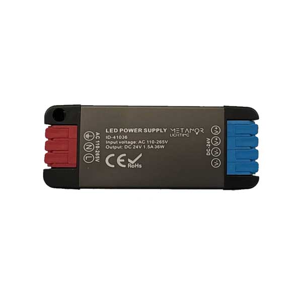 Τροφοδοτικό nano slim 24V 36W 1.5A IP20 με ταχυκλέμμα