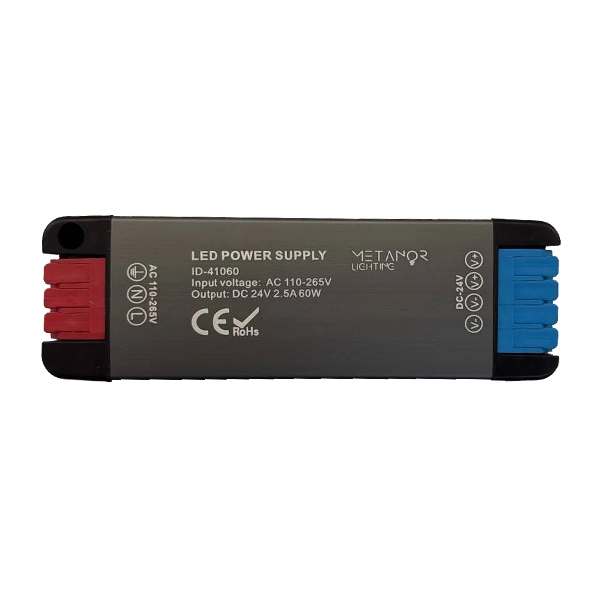 Τροφοδοτικό nano slim 24V 60W 2.5A IP20 με ταχυκλέμμα