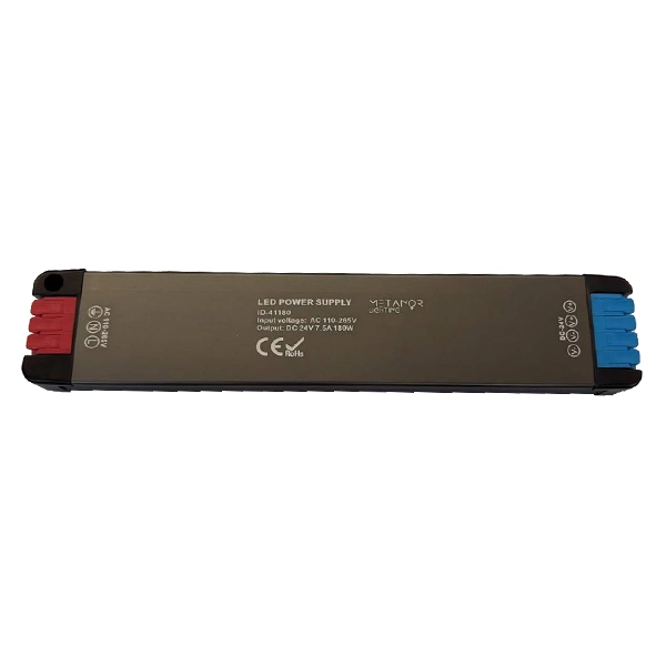 Τροφοδοτικό nano slim 24V 180W 7.5A IP20 με ταχυκλέμμα